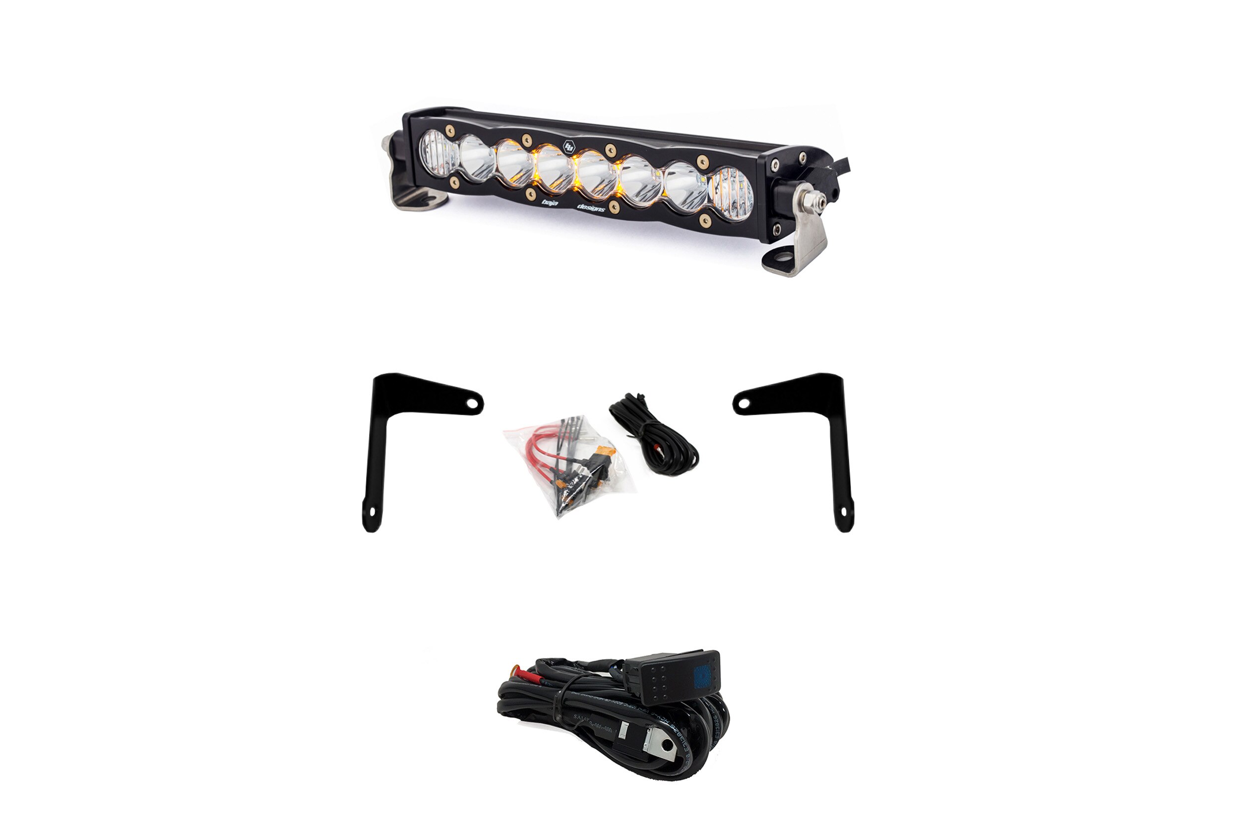 17-24 Can-Am Maverick X3 S8 10" Shock Mount Light Bar Kit